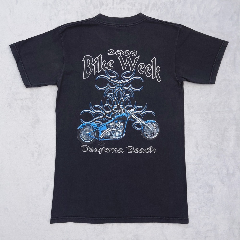 Y2K Bike Week Daytona Beach T Shirt Mens S Florida 2003 Vintage Harley Davidson